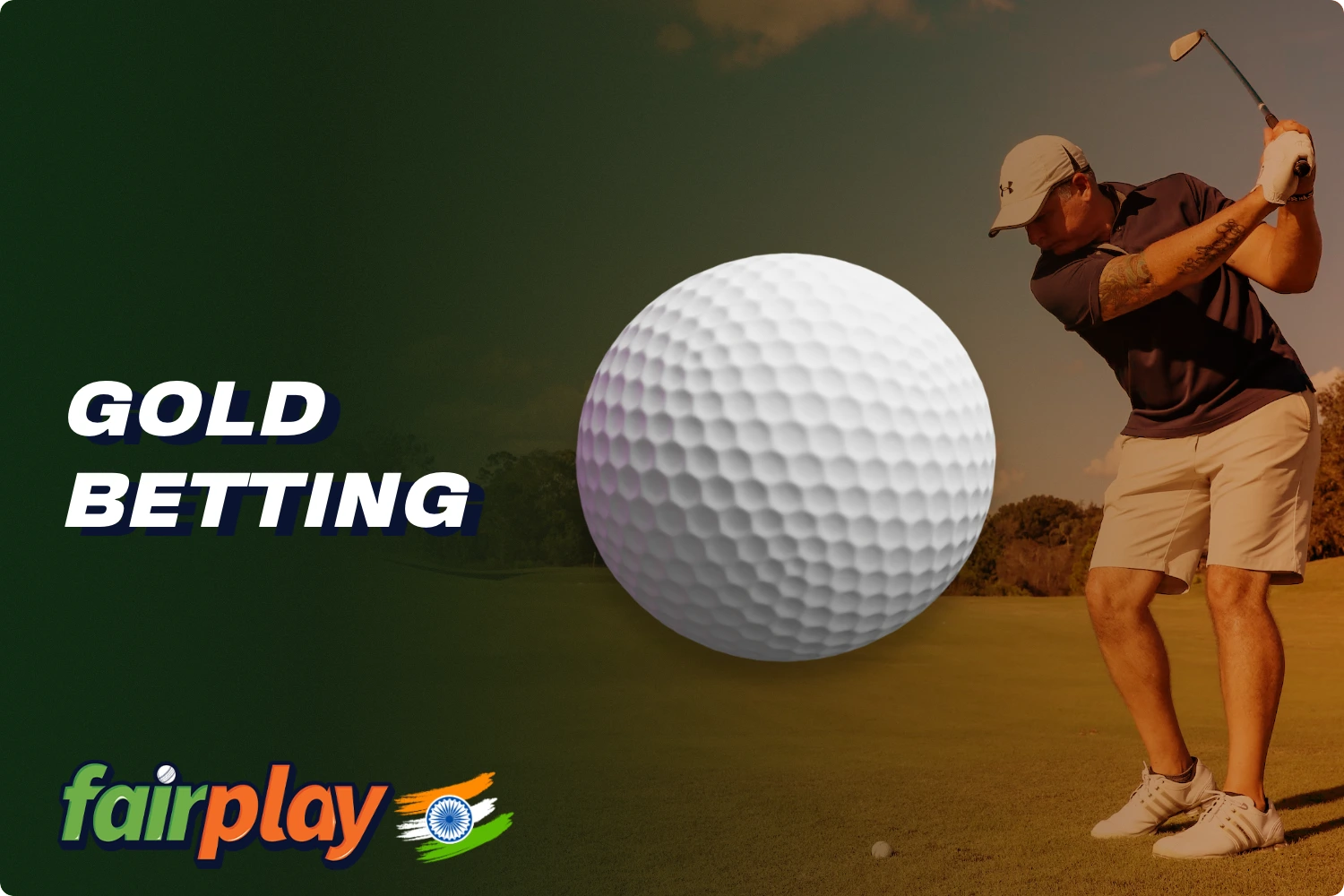 Golf betting is available to Fairplay users from India
