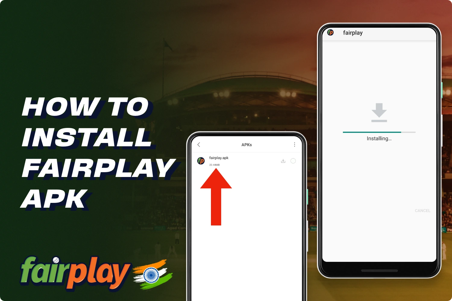 In order to install the Fairplay app on Android you need to follow a few simple steps