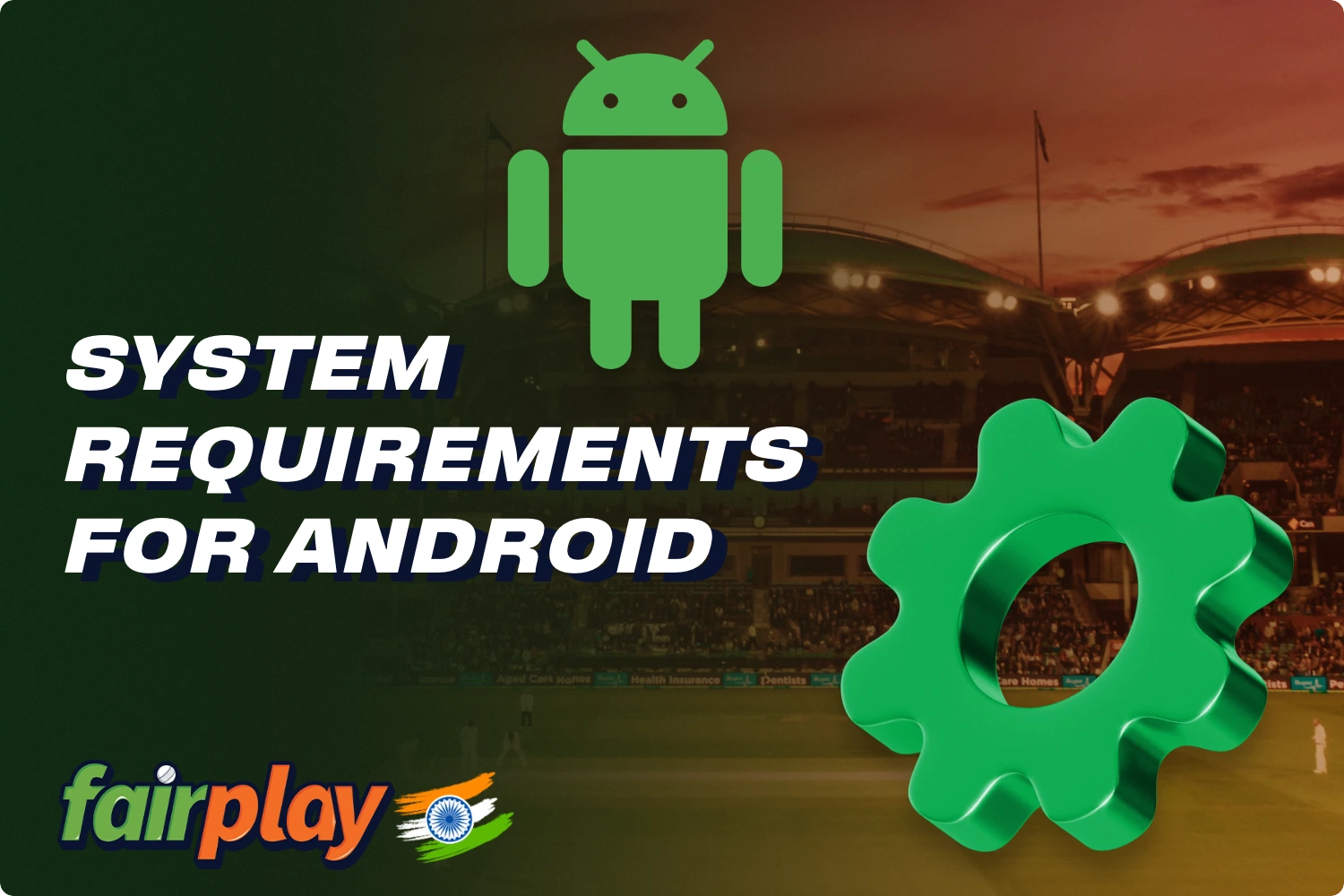 The Fairplay mobile app has minimum requirements for Android devices