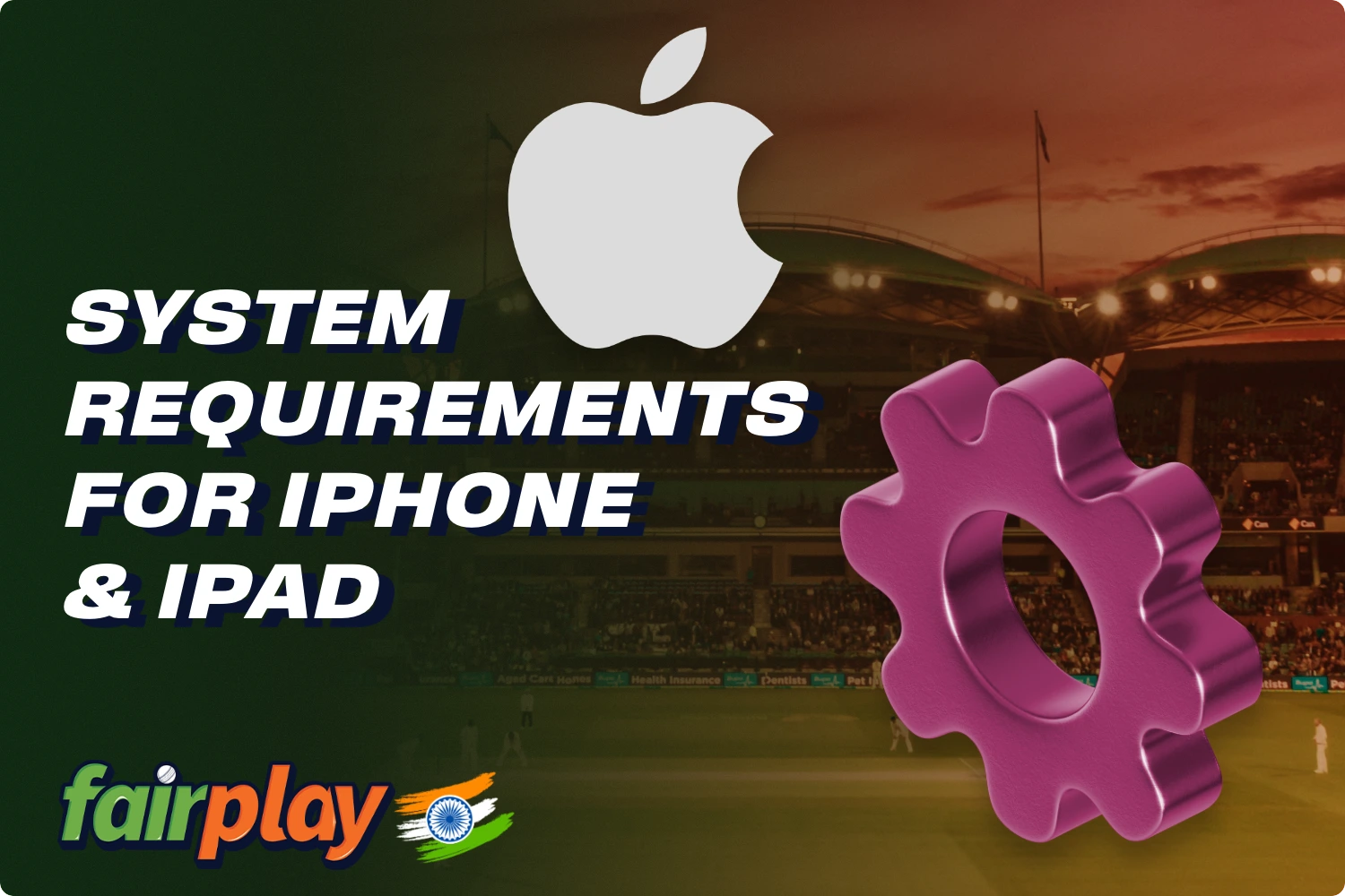There are minimum system requirements of the Fairplay app for iPhone and iPad